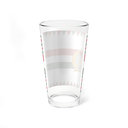 Naval Jack of Hungary 1950-1955 (Hungary) Pint Glass 16oz