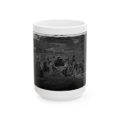 Morris Island, South Carolina. Full Sap (U.S. Civil War) White Coffee Mug