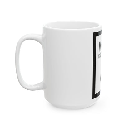 WV-4 1922 (Virginia) (Road Sign) White Coffee Mug-Go Mug Yourself