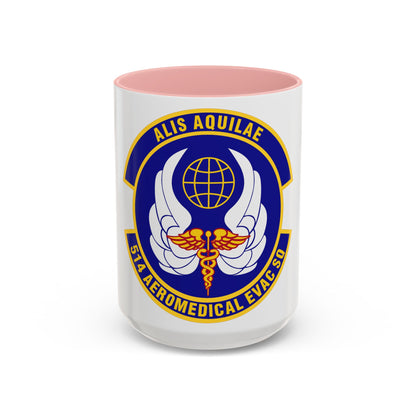 514th Aeromedical Evacuation Squadron (U.S. Air Force) Accent Coffee Mug