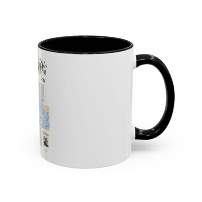 Canada - Medley of People (1979) (Map) Accent Coffee Mug