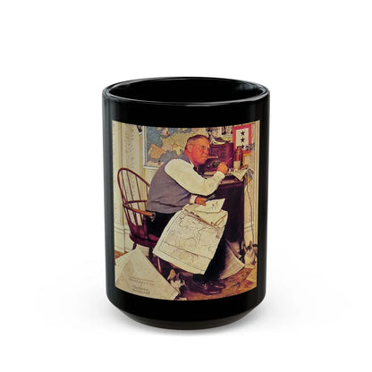 Rockwell2 (3) - Black Coffee Mug-15oz-Go Mug Yourself