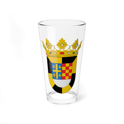 Escudo de Lalueza (Spain) (Coat of Arms) Pint Glass 16oz