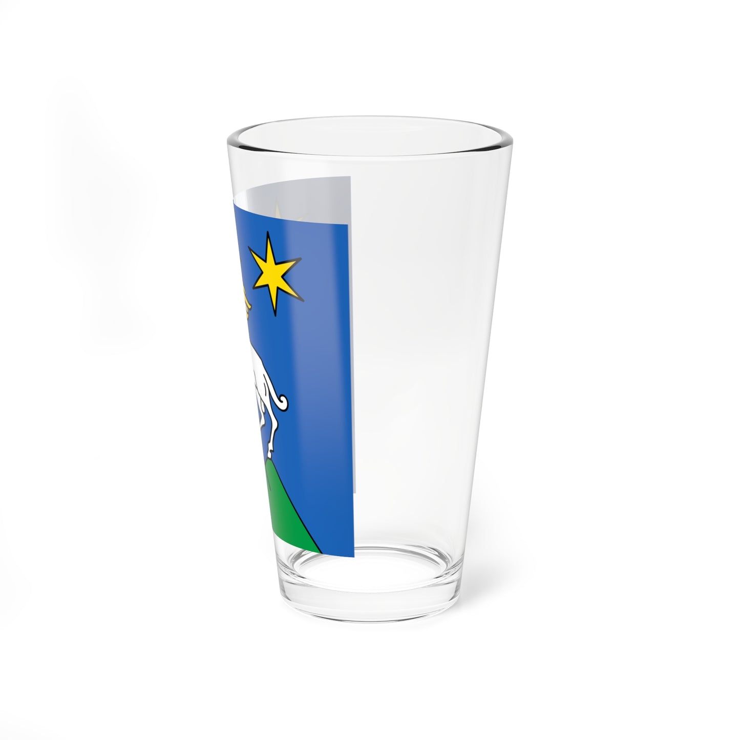 CHE Herens District Flag (Switzerland) Pint Glass 16oz