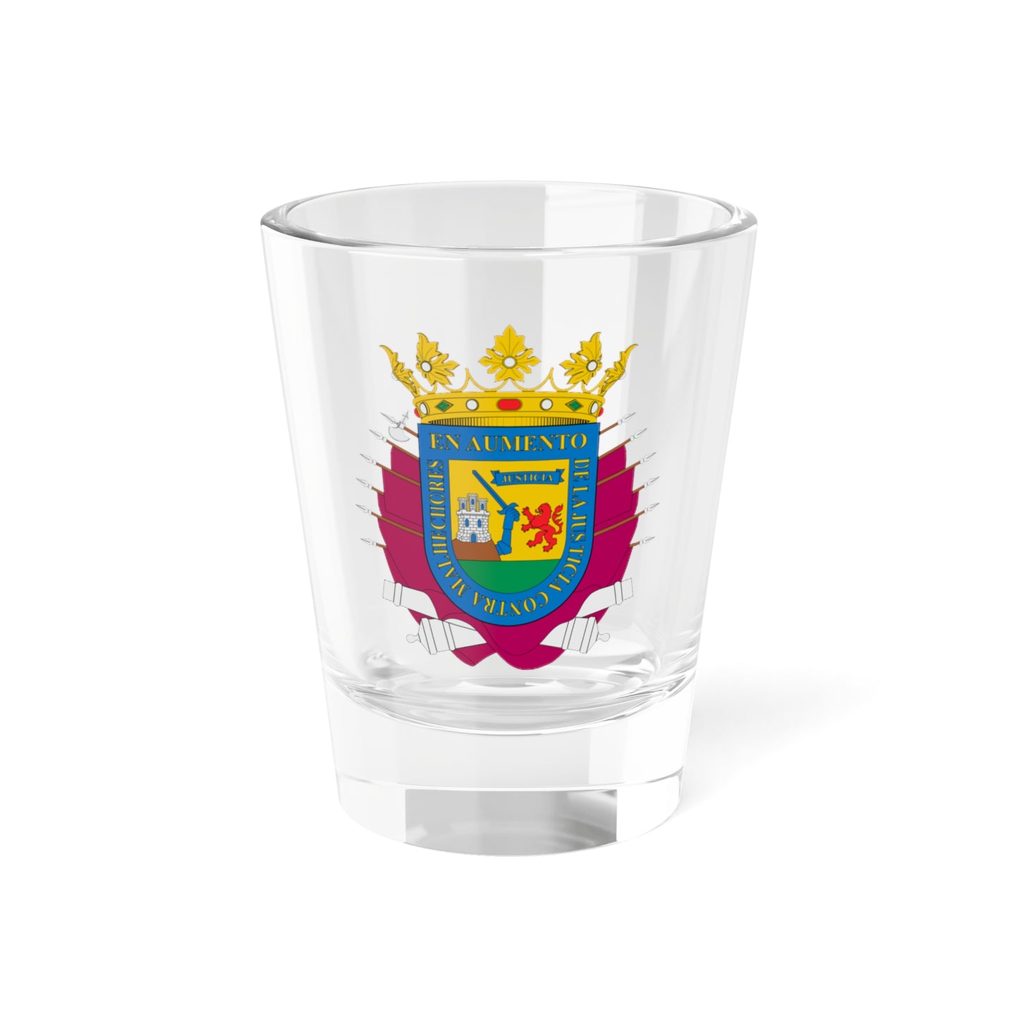 Escudo del Diputado General de Álava (Spain) (Coat of Arms) Shot Glass 1.5oz