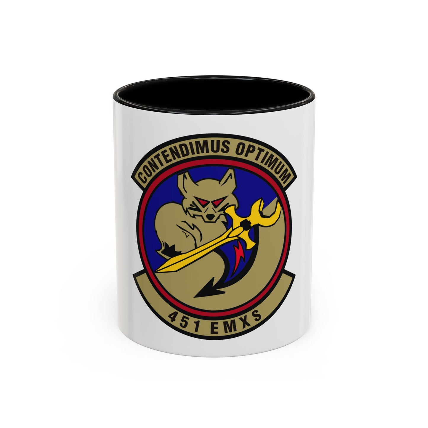 451st Expeditionary Maintenance Squadron (U.S. Air Force) Accent Coffee Mug