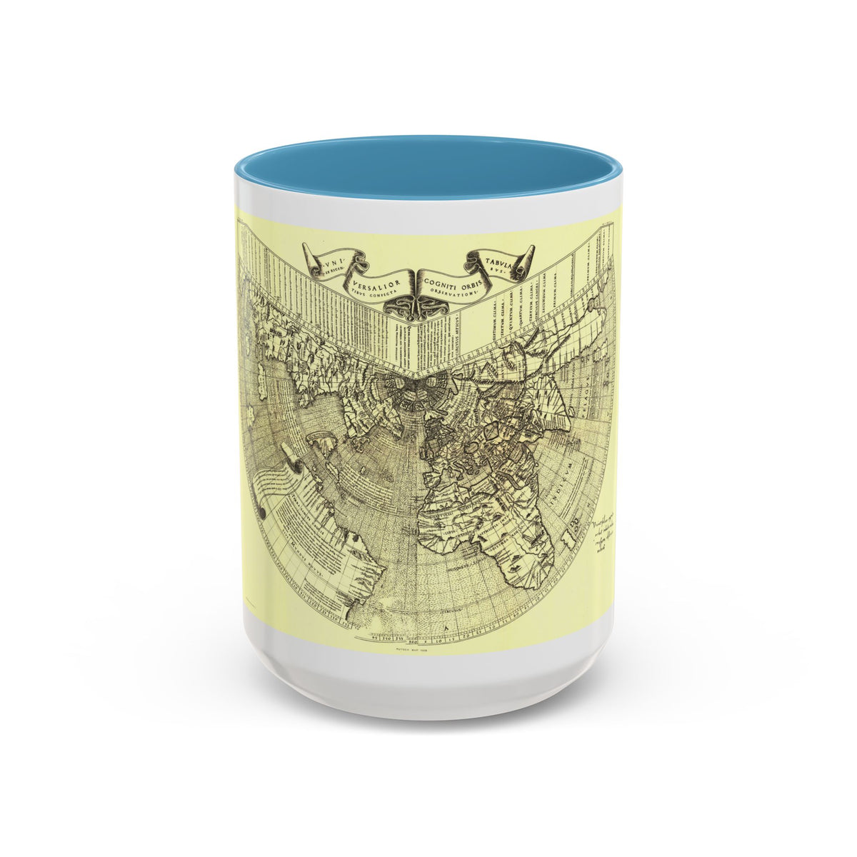 World Map - Ruysch (1508) (Map) Accent Coffee Mug