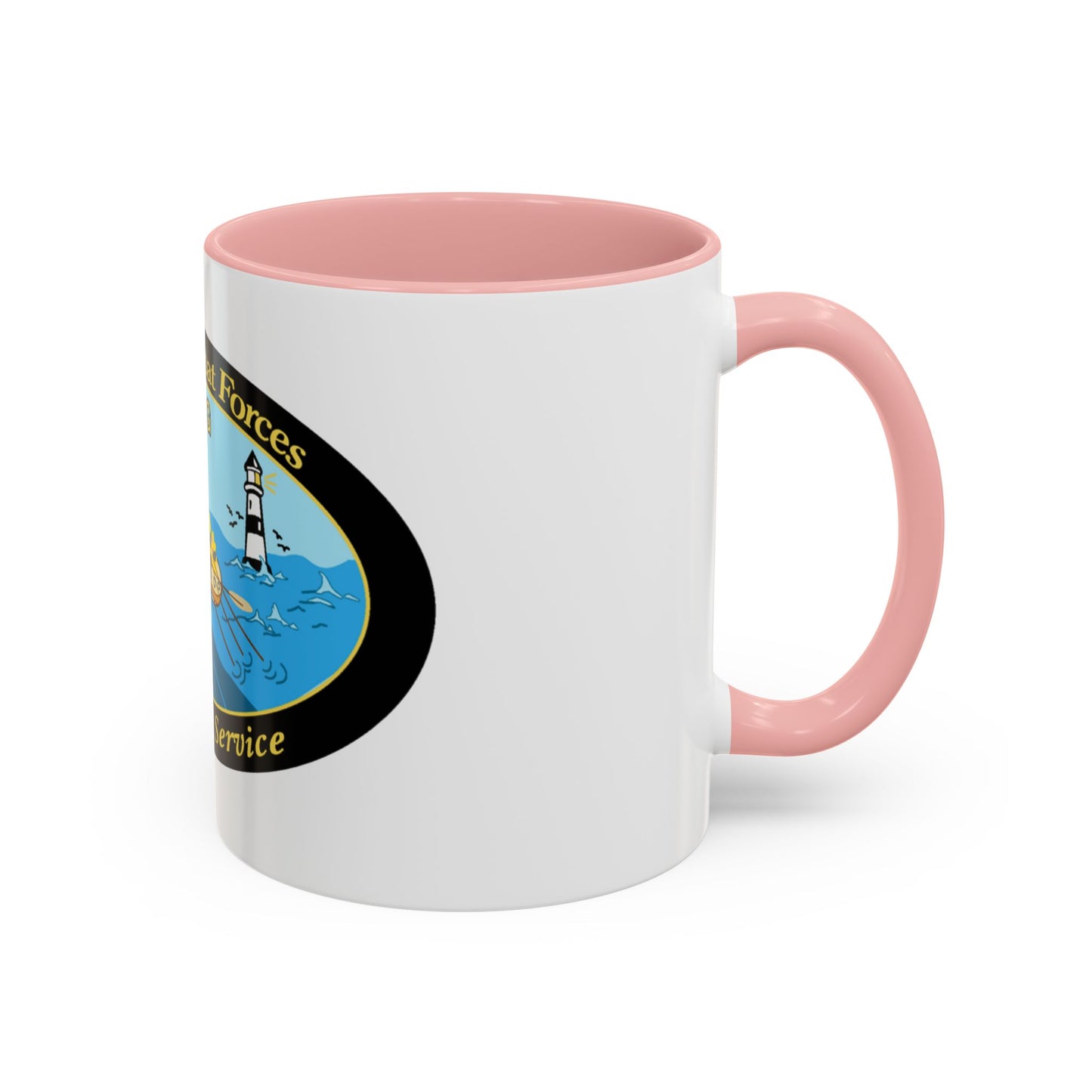 USCG Office of Boat Forces (U.S. Coast Guard) Accent Coffee Mug