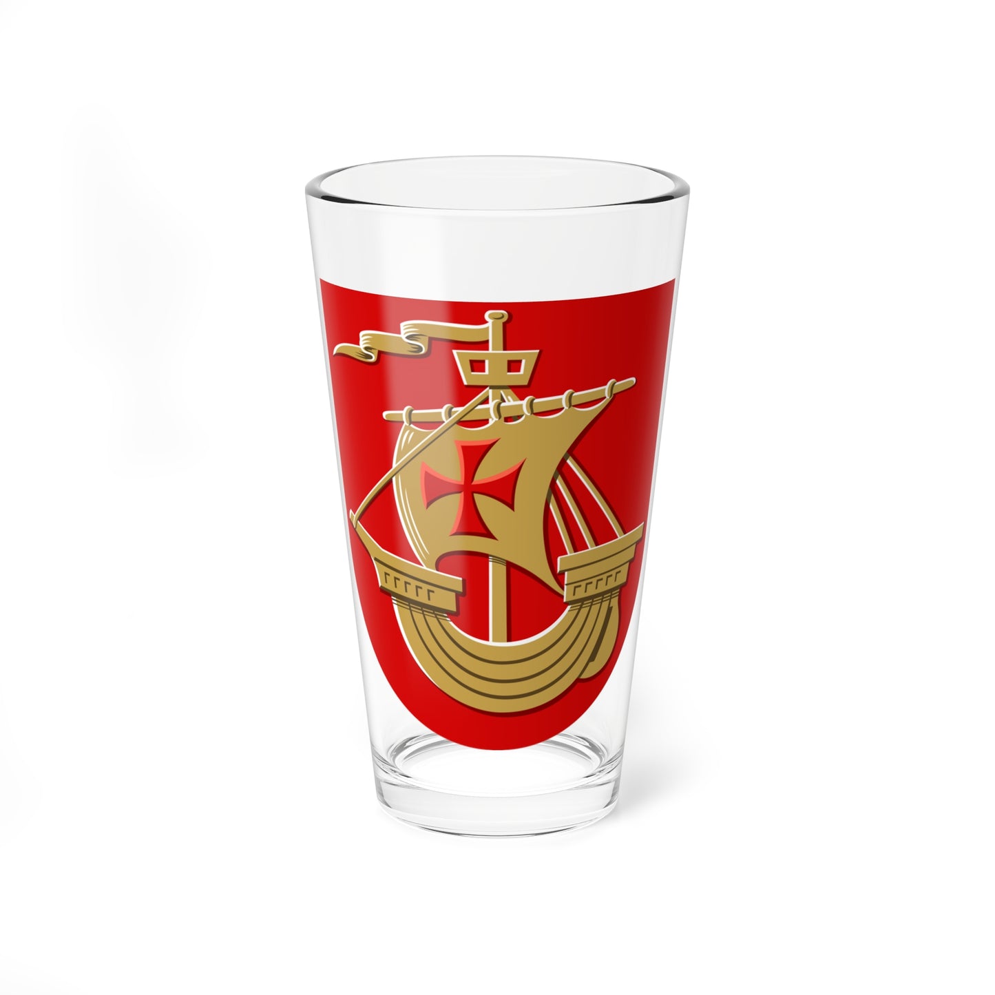 Taivassalo vaakuna (Finland) (Coat of Arms) Pint Glass 16oz