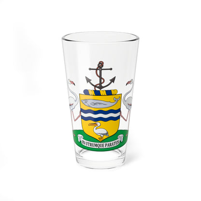 Walvis Bay COA (Namibia) (Coat of Arms) Pint Glass 16oz