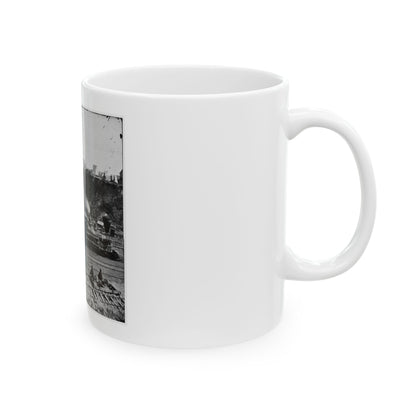 City Point, Va. Another Locomotive At The Same Point (U.S. Civil War) White Coffee Mug