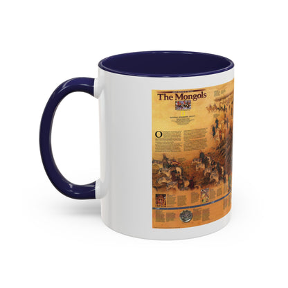 Mongols, The (1996) (Map) Accent Coffee Mug