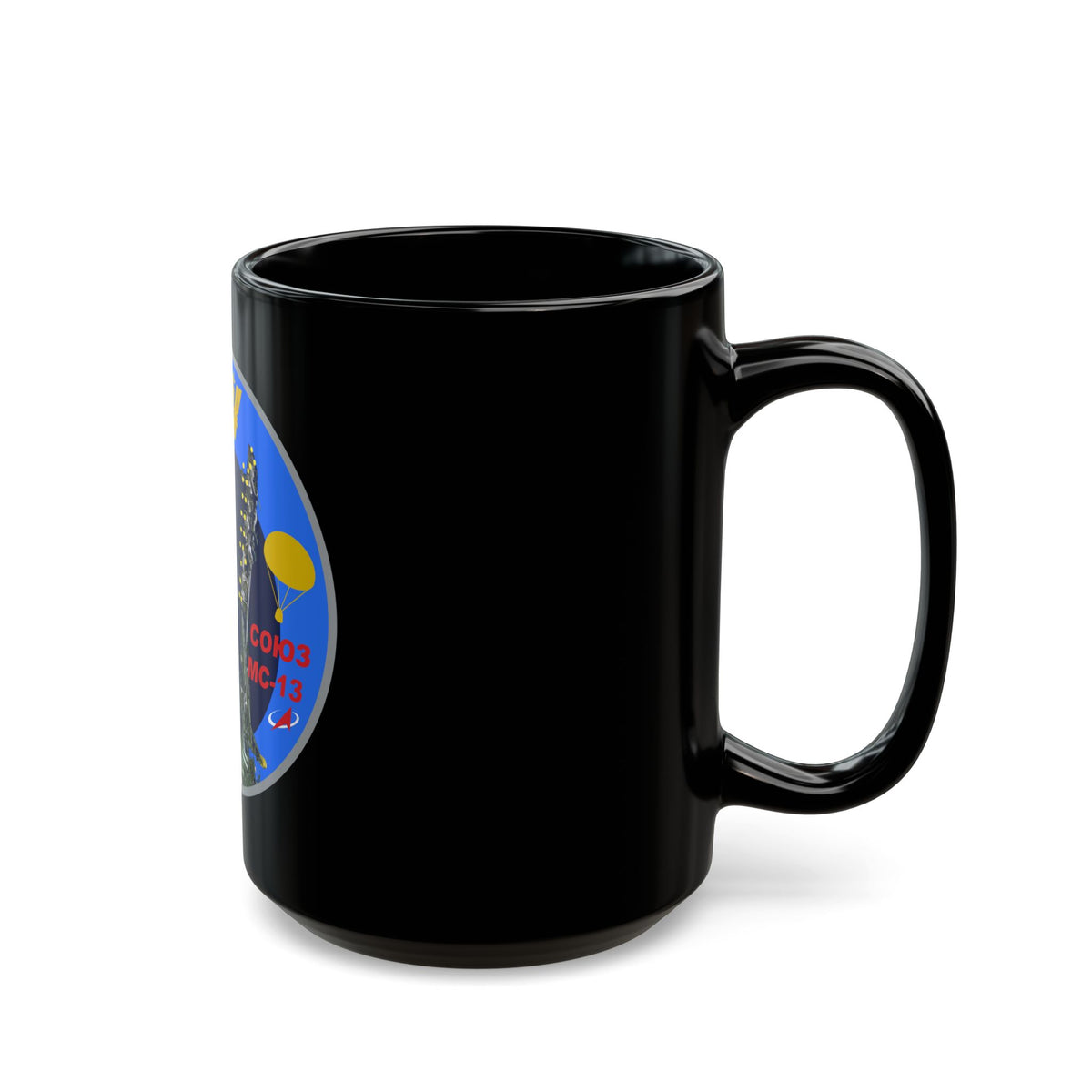 Soyuz MS-13 (Soyuz Programme) Black Coffee Mug