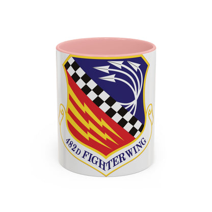 482d Fighter Wing (U.S. Air Force) Accent Coffee Mug