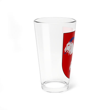 Hudiksvall vapen pre2006 (Sweden) (Coat of Arms) Pint Glass 16oz