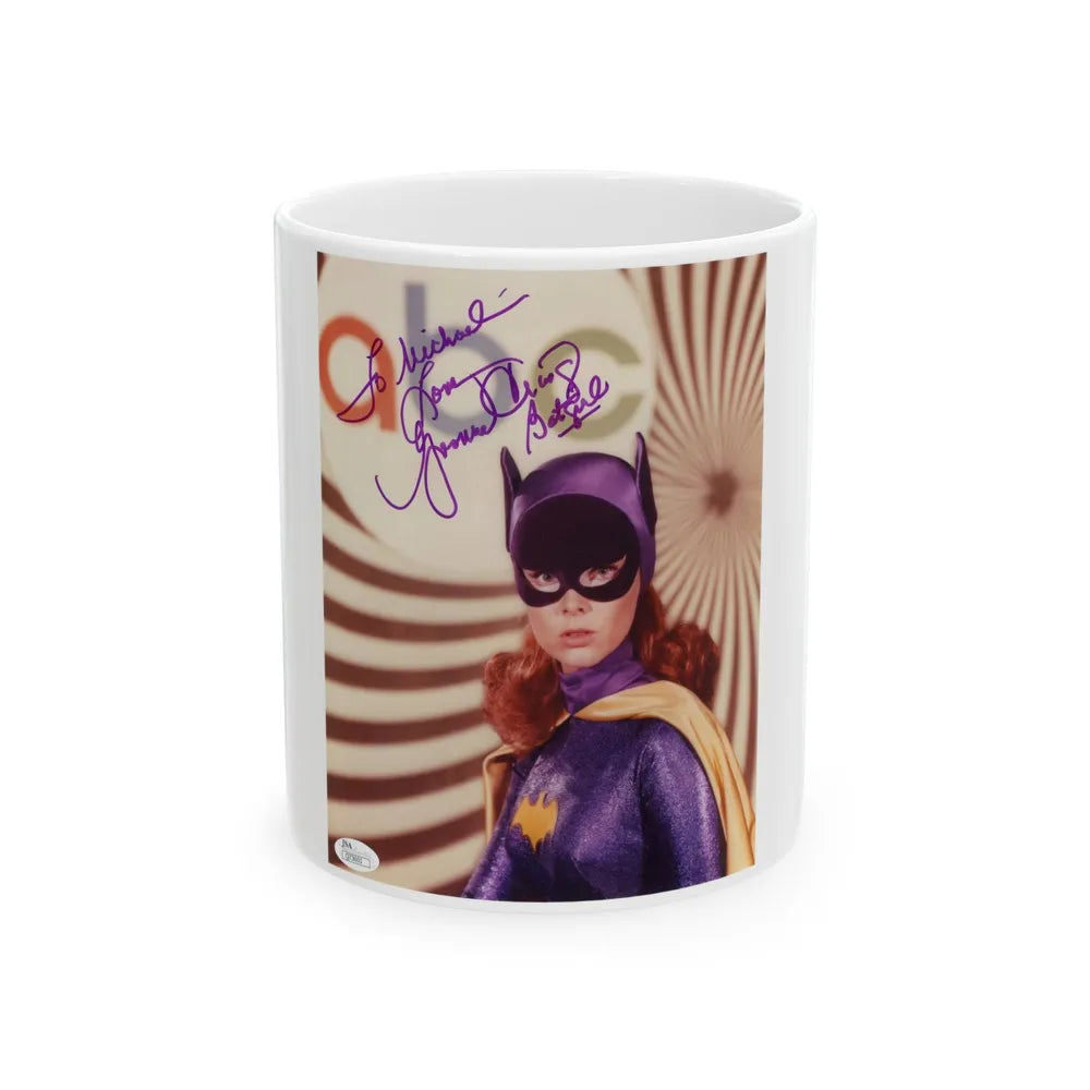 Yvonne Craig #202 - Batgirl Photo (Vintage Female Icon) White Coffee Mug-11oz-Go Mug Yourself