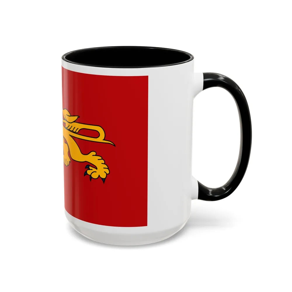 Flag of Aquitaine France - Accent Coffee Mug-Go Mug Yourself