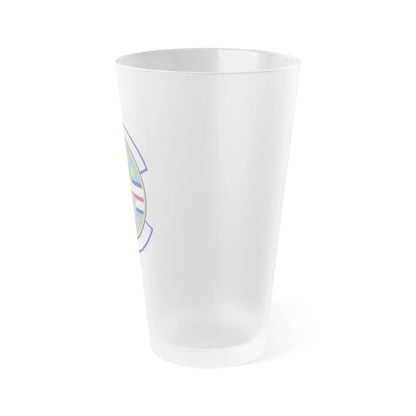 727 Air Mobility Squadron AMC (U.S. Air Force) Frosted Pint Glass 16oz-Go Mug Yourself