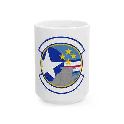 727 Air Mobility Squadron AMC (U.S. Air Force) White Coffee Mug-15oz-Go Mug Yourself