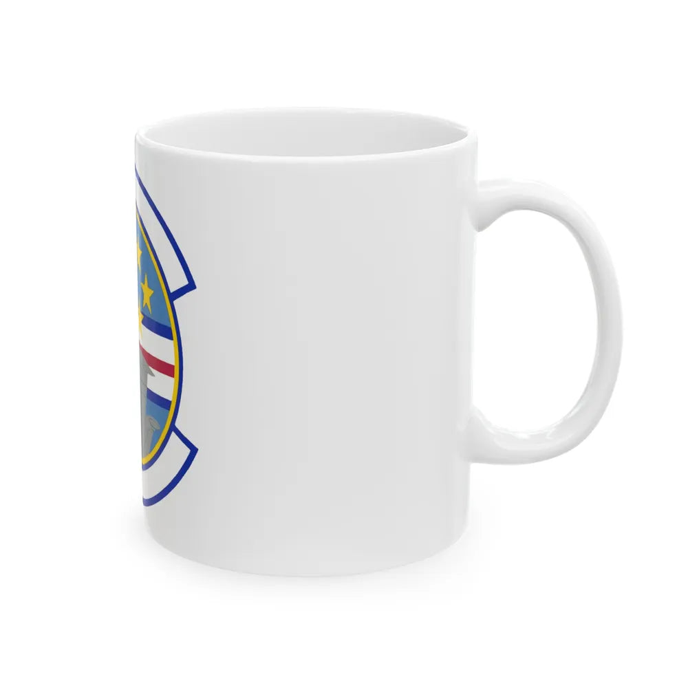 727 Air Mobility Squadron AMC (U.S. Air Force) White Coffee Mug-Go Mug Yourself