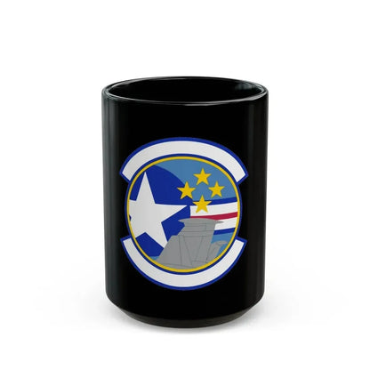 727 Air Mobility Squadron AMC (U.S. Air Force) Black Coffee Mug 15oz - Go Mug Yourself