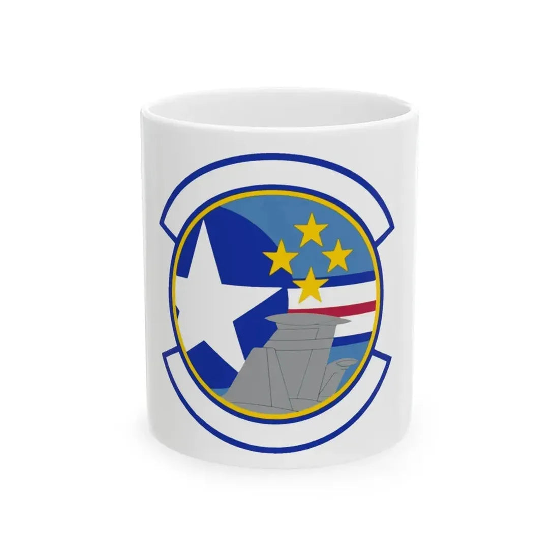 727 Air Mobility Squadron AMC (U.S. Air Force) White Coffee Mug 11oz - Go Mug Yourself