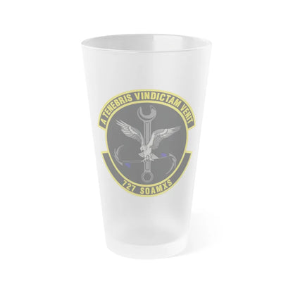 727 Special Operations Aircraft Maintenance Squadron AFSOC (U.S. Air Force) Frosted Pint Glass 16oz-16oz-Frosted-Go Mug Yourself