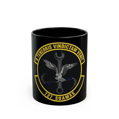 727 Special Operations Aircraft Maintenance Squadron AFSOC (U.S. Air Force) Black Coffee Mug 11oz - Go Mug Yourself