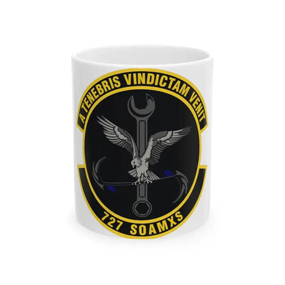 727 Special Operations Aircraft Maintenance Squadron AFSOC (U.S. Air Force) White Coffee Mug 11oz - Go Mug Yourself