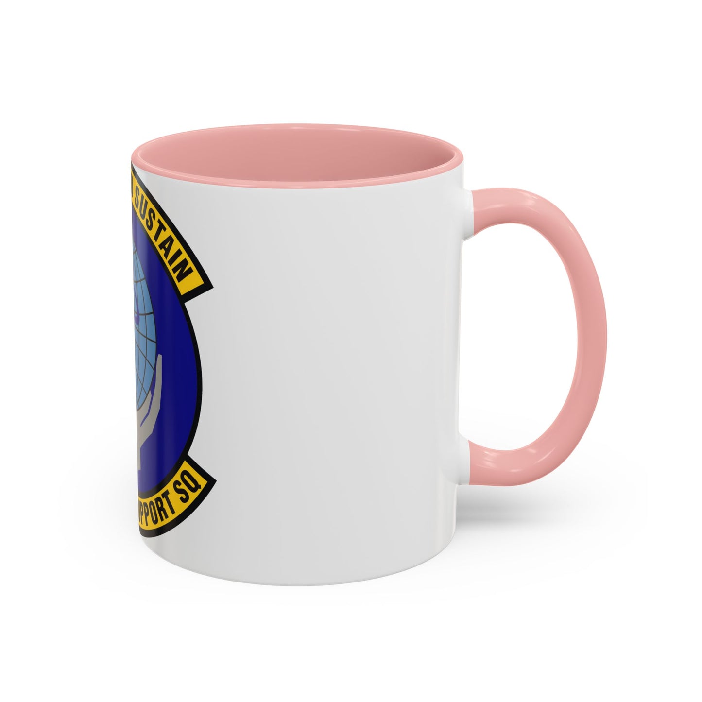 802d Force Support Squadron (U.S. Air Force) Accent Coffee Mug