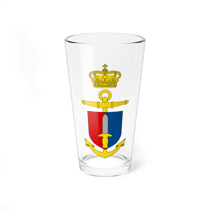 Emblem of the Danish Frogman Corps (Denmark) (Coat of Arms) Pint Glass 16oz