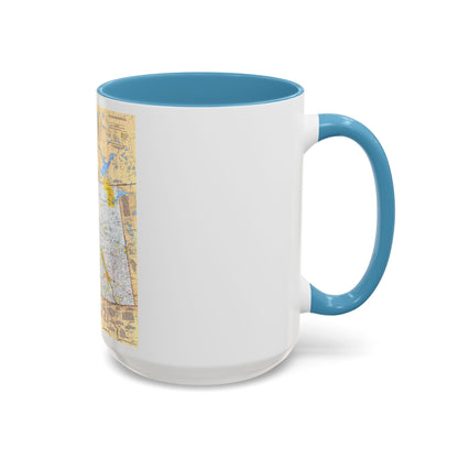 Canada - British Columbia, Alberta & Yukon (1978) (Map) Accent Coffee Mug