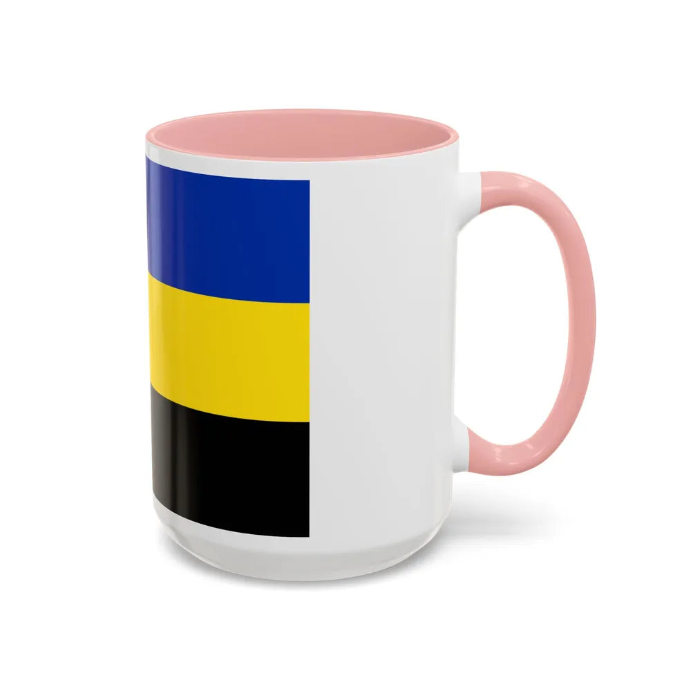 Flag of Gelderland Netherlands - Accent Coffee Mug-Go Mug Yourself