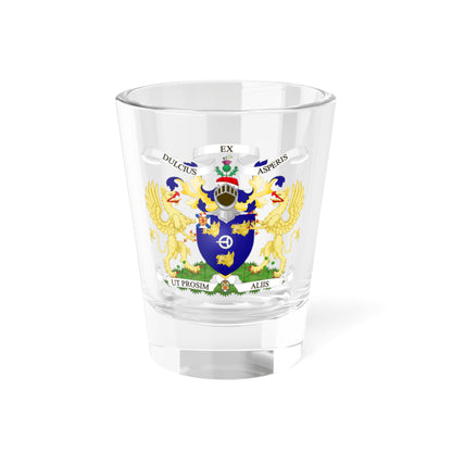 Fergusson of Kilkerran coat of arms (New Zealand) (Coat of Arms) Shot Glass 1.5oz