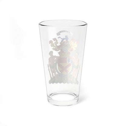 Coat of Arms of Victor Bruce 9th Earl of Elgin and 13th Earl of Kincardine (Scotland) (Coat of Arms) Pint Glass 16oz