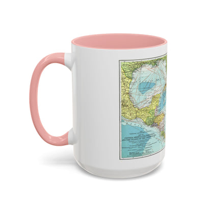 Central America (1913) (Map) Accent Coffee Mug