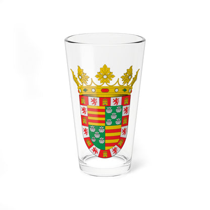 Escudo del ducado de Benavente (Spain) (Coat of Arms) Pint Glass 16oz