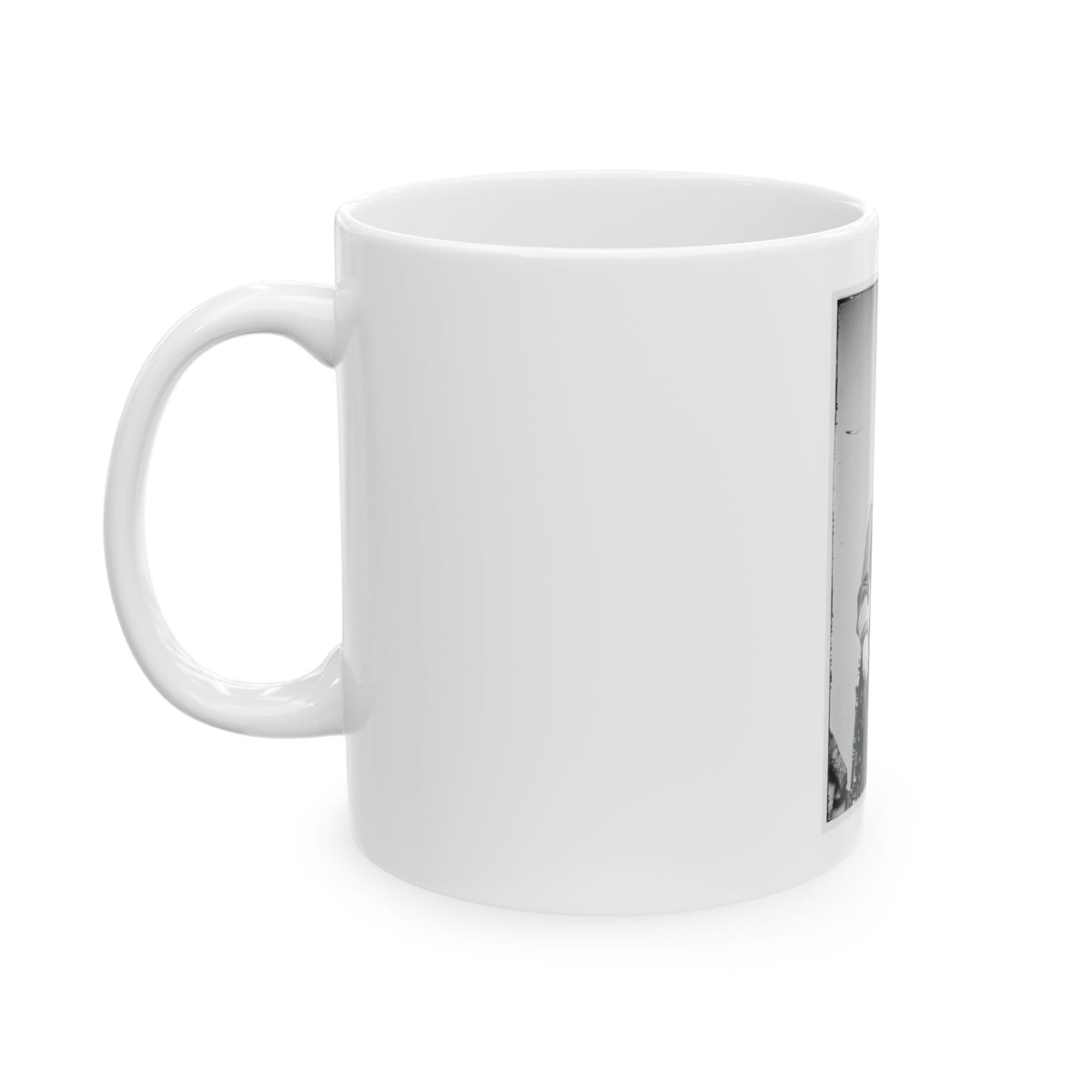 Portrait Of Rear Adm. William B. Shubrick, Officer Of The Federal Navy (U.S. Civil War) White Coffee Mug