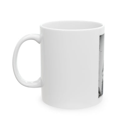 Portrait Of Rear Adm. William B. Shubrick, Officer Of The Federal Navy (U.S. Civil War) White Coffee Mug
