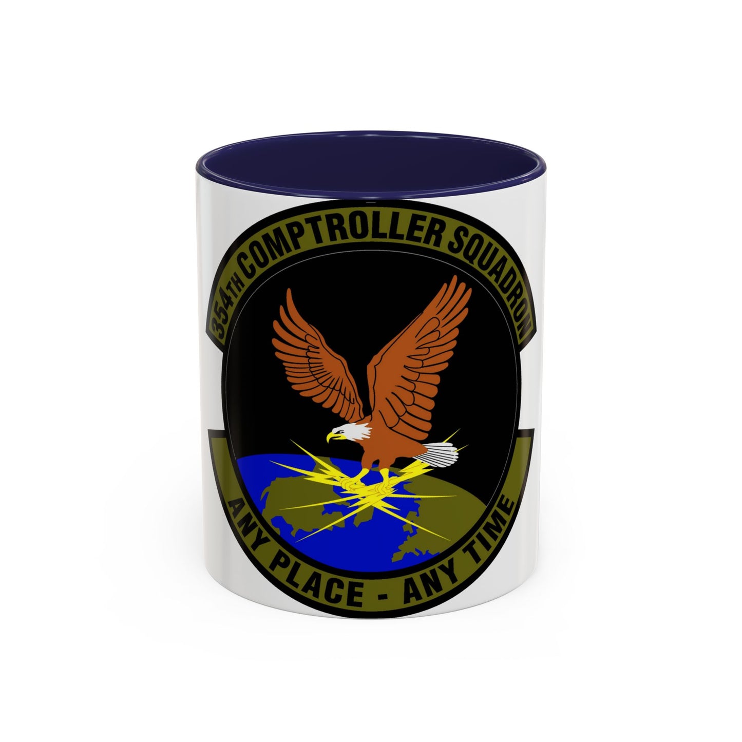 Tasse à café décorative du 354e Escadron de contrôleur (US Air Force)