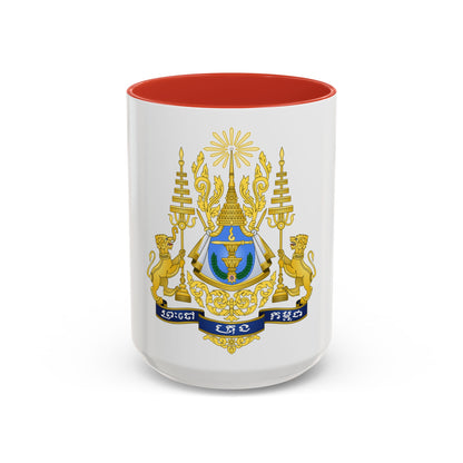 Royal arms of Cambodia - Accent Coffee Mug