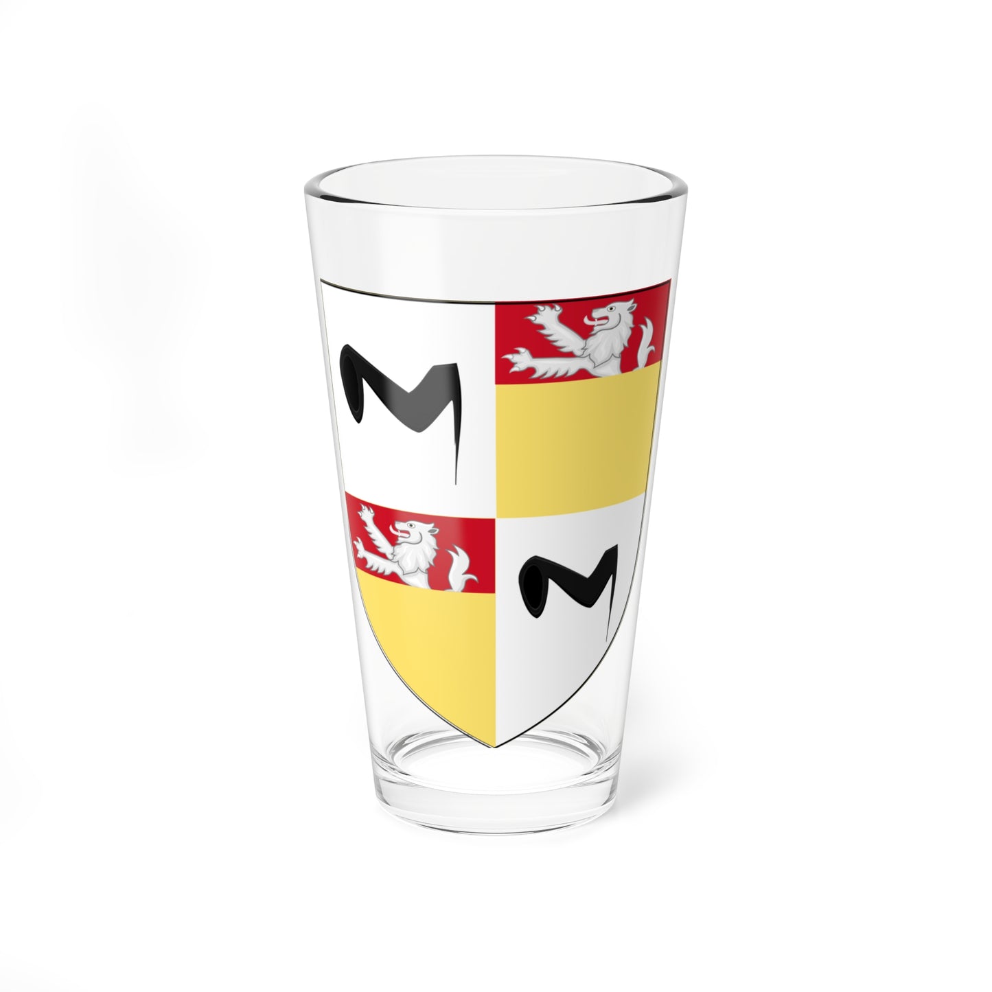 Earl of Loundoun Abney-Hastings COA (Scotland) (Coat of Arms) Pint Glass 16oz