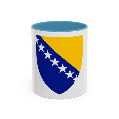 Coat of arms of Bosnia and Herzegovina - Accent Coffee Mug