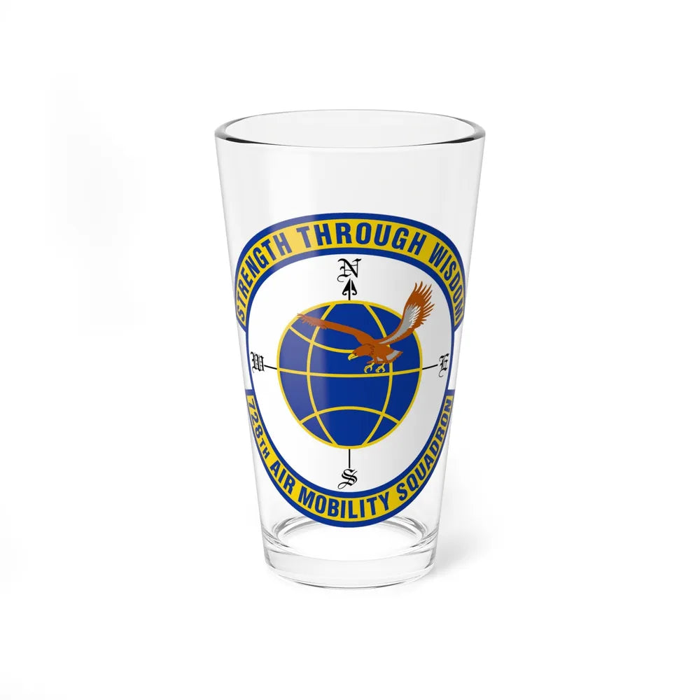 728 Air Mobility Squadron AMC (U.S. Air Force) Pint Glass 16oz-16oz-Go Mug Yourself