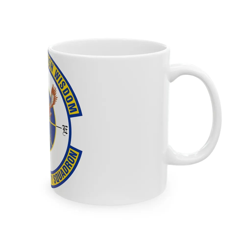 728 Air Mobility Squadron AMC (U.S. Air Force) White Coffee Mug-Go Mug Yourself