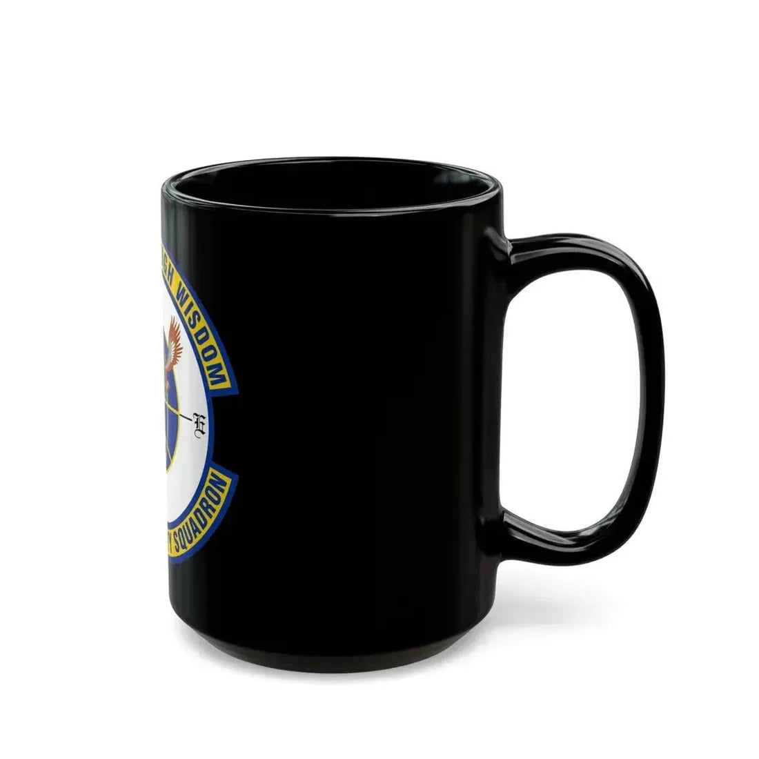 728 Air Mobility Squadron AMC (U.S. Air Force) Black Coffee Mug - Go Mug Yourself