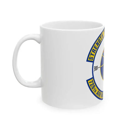 728 Air Mobility Squadron AMC (U.S. Air Force) White Coffee Mug - Go Mug Yourself