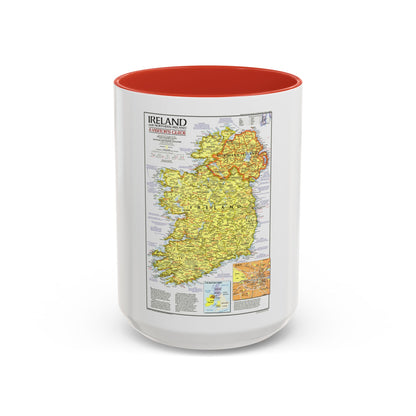 Ireland - A Visitor's Guide (1981) (Map) Accent Coffee Mug