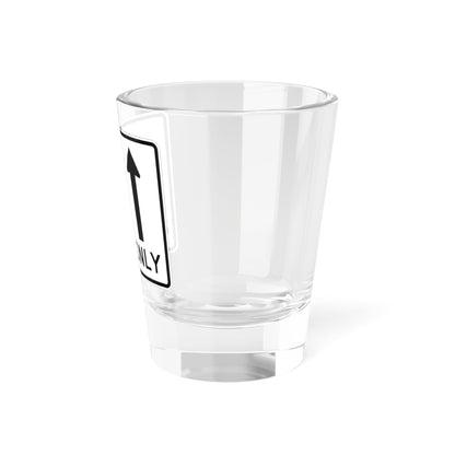 MUTCD-MI R3-8c (Michigan) (Road Sign) Shot Glass 1.5oz