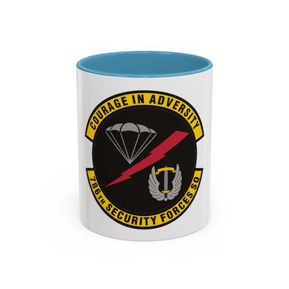 786th Security Forces Squadron (U.S. Air Force) Accent Coffee Mug